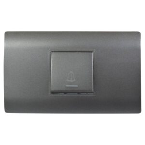 LINEA BK PLUS GRIS INCRUSTAR SWICHE TIMBRE (118K-11-FMGRY) (HT20705)