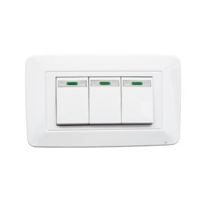 LINEA BK BLANCA INCRUSTAR SWICHE TRIPLE CONMUTABLE VHARBOR 110-220(118Z-03 -3WAY) (RETIE-FL)(HT1520) HT20337