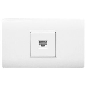 LINEA BK PLUS BLANCA INCRUSTAR TOMA LAN INTERNET (118K-27) (HT20687)