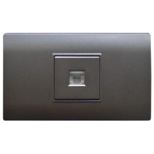 LINEA BK PLUS GRIS INCRUSTAR TOMA LAN INTERNET (118K-27-FMGRY) (HT20715)