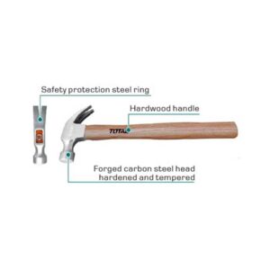MARTILLO 8 OZ MANGO MADERA TOTAL (THTW7308)