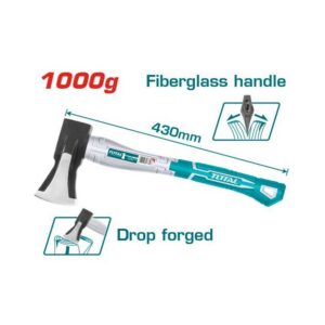 HACHA 1000G MANGO DE FIBRA DE VIDRIO TOTAL (THT798016)