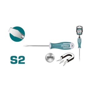 DESTORNILLADOR 55X100MM (-) PUNTA INMANTADA INDUSTRIAL TOTAL (THT265100)