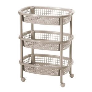 CANASTA MOVIL OVALADA TAUPE RIMAX (4581)