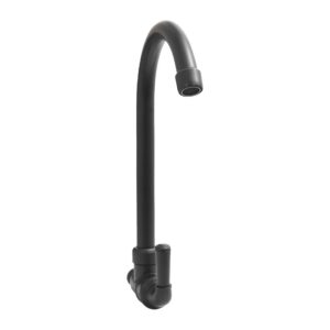 LLAVE CUELLO GANSO P/ALETA PARED NEGRO MATE UDUKE (HT1561)