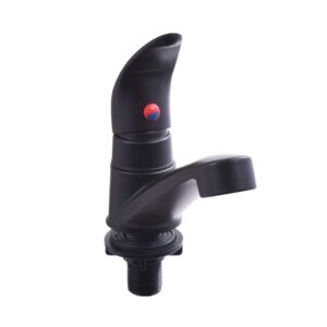 LLAVE LAVAMANOS INDIVIDUAL ALETA NEGRO MATE UDUKE (HT1565)