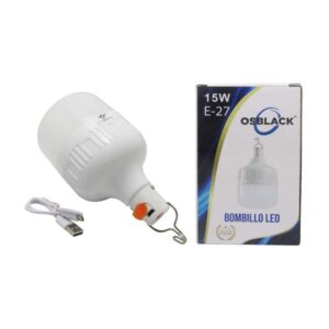 BOMBILLO LED 15W RECARGABLE DE EMERGENCIA (BBL-20)