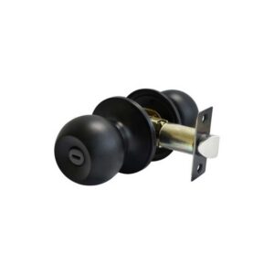 CHAPA BOLA BAÑO P/METALICO OVALADO NEGRA CAROLINA YALE (0008784)