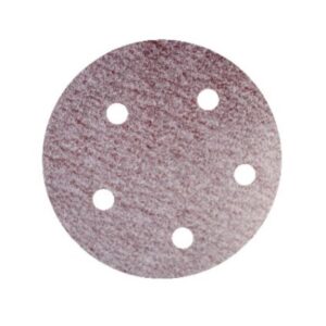 DISCO VELCRO ABRACOL ROJO 5 X 5 HUECOS GRANO 320 (RDVRO0320005)
