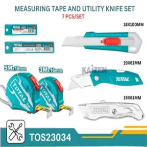 KIT DE HERRAMIENTA 7 PZS TOTAL (TOS23034)