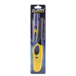 ENCENDEDOR A GAS PARA ESTUFA CON REPUESTO BLISTER FLOPPI (FL1007RG2)