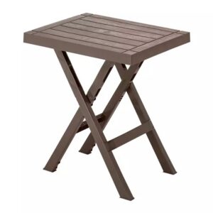 MESA PLEGABLE BARU RECTANGULAR MOCCA RIMAX (12564)