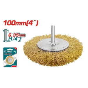 GRATA CIRCULAR 100MM 4" CON BASTAGO PARA TALADRO TOTAL (TAC34041)