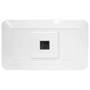 LINEA BK BLANCA INCRUSTAR TOMA TELEFONO (118Z-17) (HT20342)