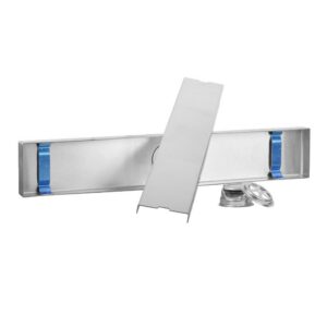 REJILLA SIFON PISO INVISIBLE ACERO INOXIDABLE 6.8x40CM UDUKE (HT1598)