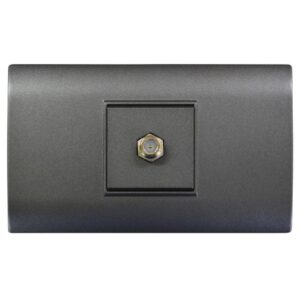 LINEA BK PLUS GRIS INCRUSTAR TOMA TV (118K-18-FMGRY) (HT20713)