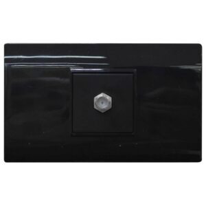 LINEA BK PLUS NEGRA INCRUSTAR TOMA TV (118K-18-BLK) (HT20727)