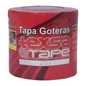 CINTA ASFALTICA TAPA GOTERAS 10 CM X 5 M ALUMINIO TEXSA TAPE