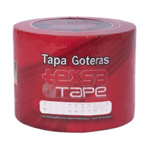 CINTA ASFALTICA TAPA GOTERAS 10 CM X 10 M ALUMINIO TEXSA TAPE