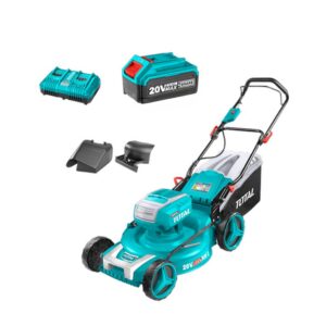 CORTADORA DE CESPED 40V INCLUYE 2 BATERIAS DE 5Ah, 1 CARGADOR Y 3 ACCESORIOS TOTAL (UTLMLI20202)