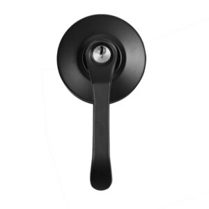 CHAPA MANIJA BANO NEGRA ACERO INOXIDABLE UDUKE (HT1630)