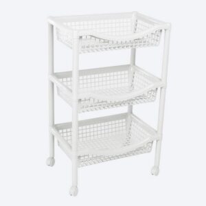 CANASTA MOVIL RECTANGULAR BLANCO RIMAX
