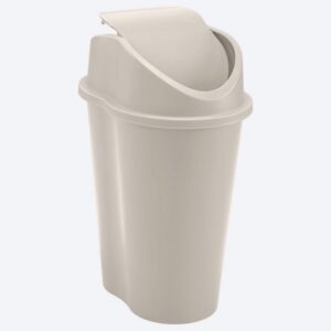 PAPELERA STYLE TV 10 L TAUPE RIMAX