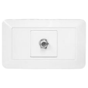 LINEA BK BLANCA INCRUSTAR TOMA TV VHARBOR (BC1802) (1793H)