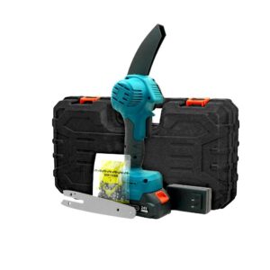 MOTOSIERRA MINI INALAMBRICA 4/6 24V INCLUYE BATERIA Y CARGADOR (HT2188)