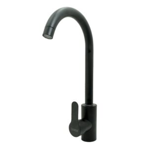 LLAVE LAVAPLATOS ACERO INOXIDABLE REDONDA NEGRA UDUKE (HT2048)