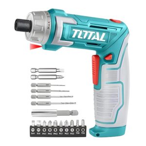 ATORNILLADOR INALAMBRICO 8V ESTUCHE PLASTICO + 17 PIEZAS TOTAL (TSDLI0802)