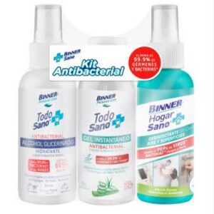 MINI KIT X3 DESINFECTANTE HOGAR SANO BINNER 100ML (206406)