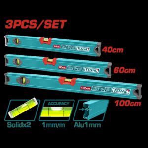 JUEGO DE NIVEL X 3 PCS 40,60,100CM SUPER TOTAL (THT10403)