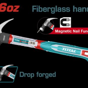 MARTILLO 16 OZ IMANTADO MANGO FIBRA DE VIDRIO SUPER TOTAL (THCH61016)