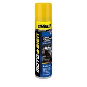 LIMPIADOR CUERPO DE ACELERACION Y MARIPOSA MOTO BIEN 220ML SIMONIZ (209444)