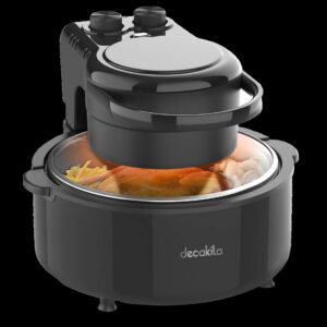 FREIDORA DE AIRE 5L CON TAPA TRASNPARENTE DECAKILA (KUEC045B)