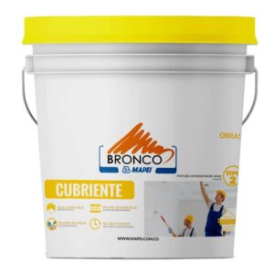 PINTURA VINILO CUBRIENTE CUÑETE BLANCO TIPO 2 BRONCO (4BH4300019)