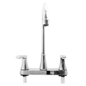 MEZCLADOR LAVAPLATOS ALETA 8" CROMADO ABS UDUKE (HT2167)