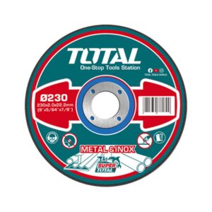 DISCO CORTE METAL/ACERO INOXIDABLE 9" SUPER TOTAL (TAC2202301)