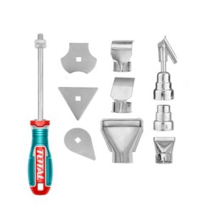 KIT DE ACCESORIOS PARA PISTOLA CALOR X 10 PZS INDUSTRIAL SUPER TOTAL (TBA1011)