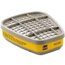 CARTUCHO PARA VAPORES ORGANICOS (PQTE X 2) (GASES ACIDOS) 3M 6003 (70070316750)