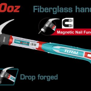 MARTILLO 20 OZ IMANTADO MANGO FIBRA DE VIDRIO SUPER TOTAL (THCH61020)