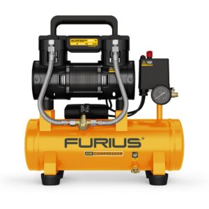 COMPRESOR TANQUE 12LTS 120PSI LIBRE DE ACEITE Y SILENCIOSO(FC112S)