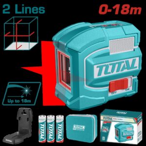 NIVEL LASER 0-18M LUZ ROJA INDUSTRIAL SUPER TOTAL (TLL156503)