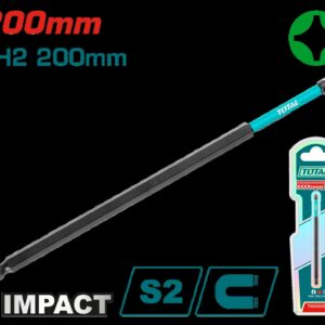 PUNTAS TALADRO IMANTADA PH2 200MM (+) INDUSTRIAL SUPER TOTAL (TACIM71PH2200)