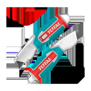 BISTURI NAVAJA 19 X 61 MM INDUSTRIAL INCLUYE 6 HOJAS DE REPUESTO INDUSTRIAL SUPER TOTAL (TG5126101)