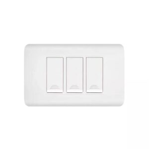 LINEA AVE BLANCA INCRUSTRAR SWICHE TRIPLE (15013)