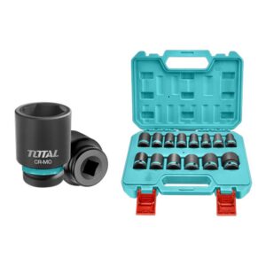 COPAS DE IMPACTO 1/2 INDUSTRIAL LARGO 40 MM JUEGO X 14PZS 10 - 27 MM SUPER TOTAL (THISTD12141)