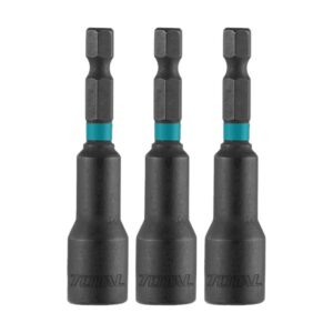 COPA TORNILLO 1/4" IMANTADA JUEGO X 3 PZS INDUSTRIAL SUPER TOTAL (UTAC270631)