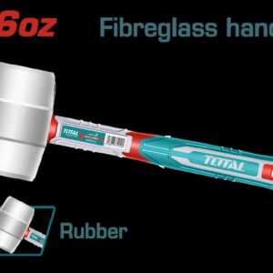 MARTILLO CHIPOTE 16OZ INDUSTRIAL BLANCO MANGO FIBRA VIDRIO SUPER TOTAL (THRUH6916)